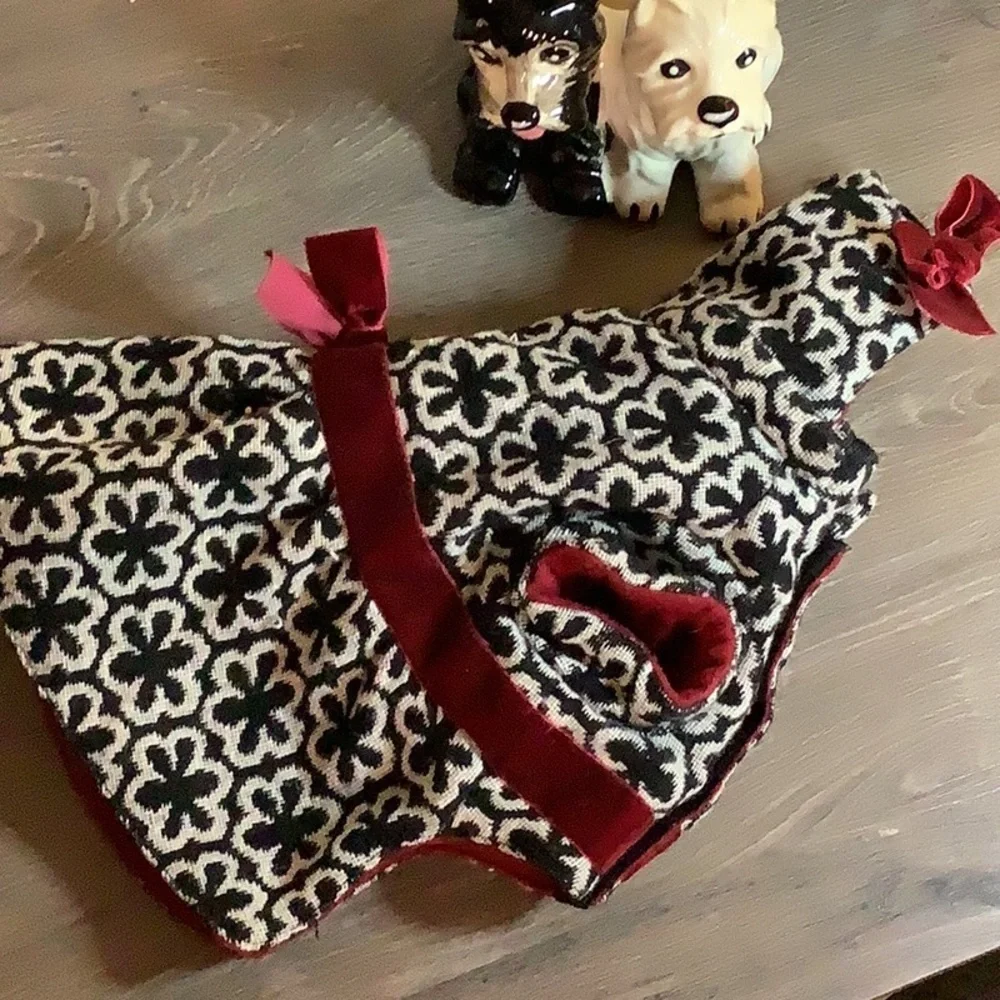 Fancy Tapestry & Velvet Dog Coat